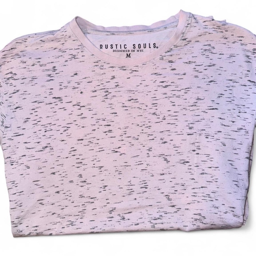 Rustic Souls Men’s Pink Short Sleeve Tee